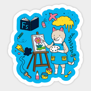 Fresco / Adobe MAX 2021 limited edition Sticker